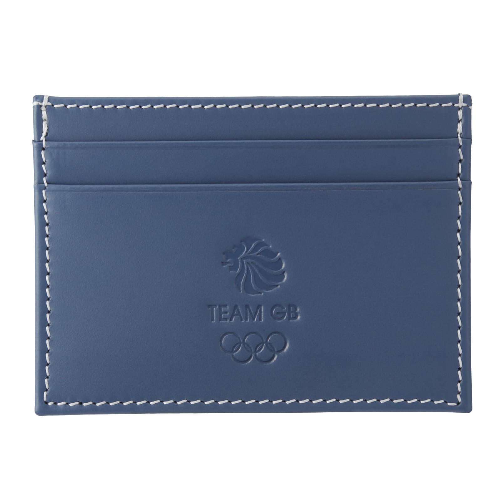 Team GB Smooth Leather 4CC Wallet - Blue