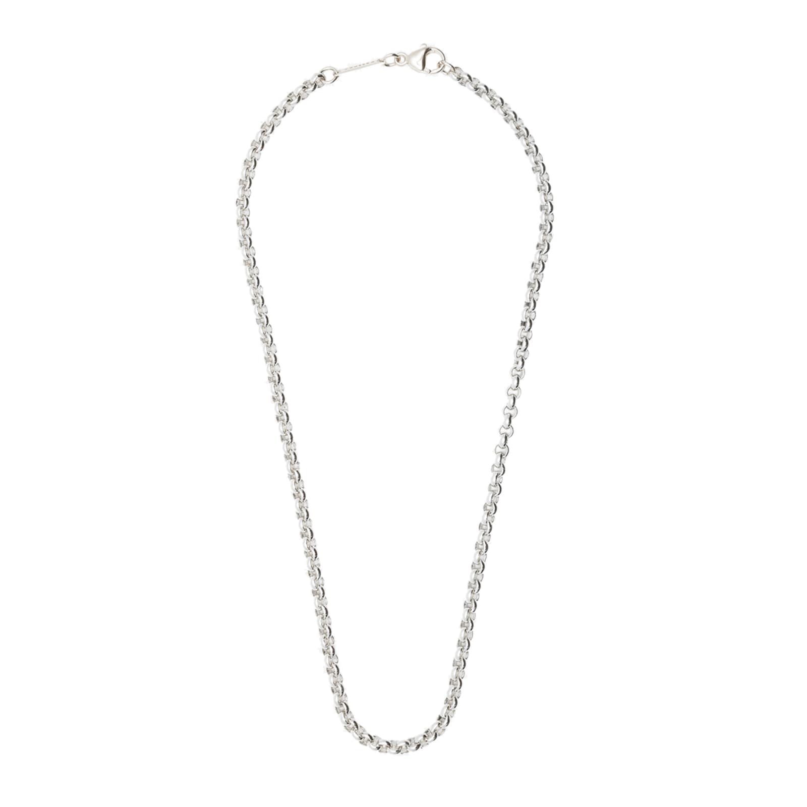 Sterling Silver 20 Inch Medium Belcher Chain Necklace