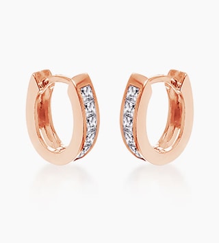 Rose Gold Earrings