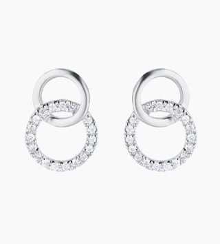 White Gold Earrings