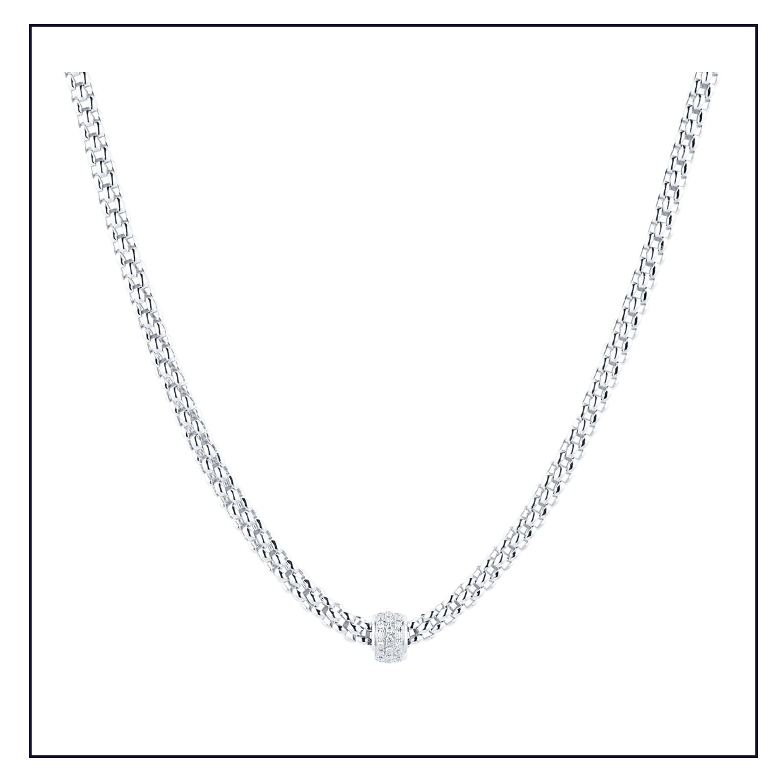 FOPE Fope 18ct White Gold Solo Necklet