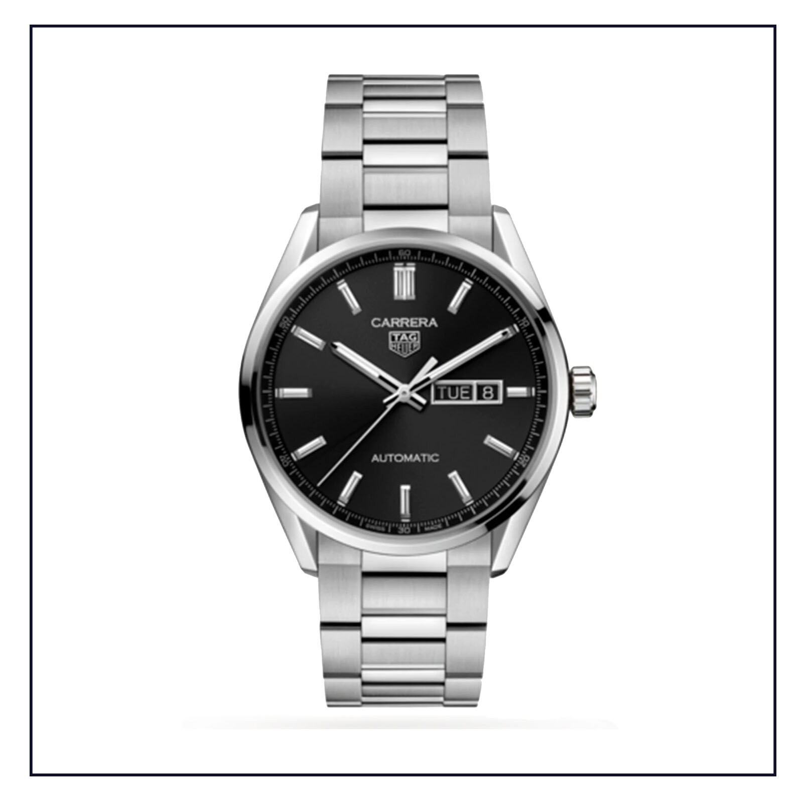 TAG HEUER Carrera Three-Hand 41mm Automatic Mens Watch