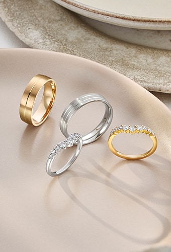 Image of model wearing Mappin & Webb jewellery