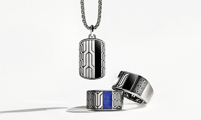 John Hardy Carved Chain