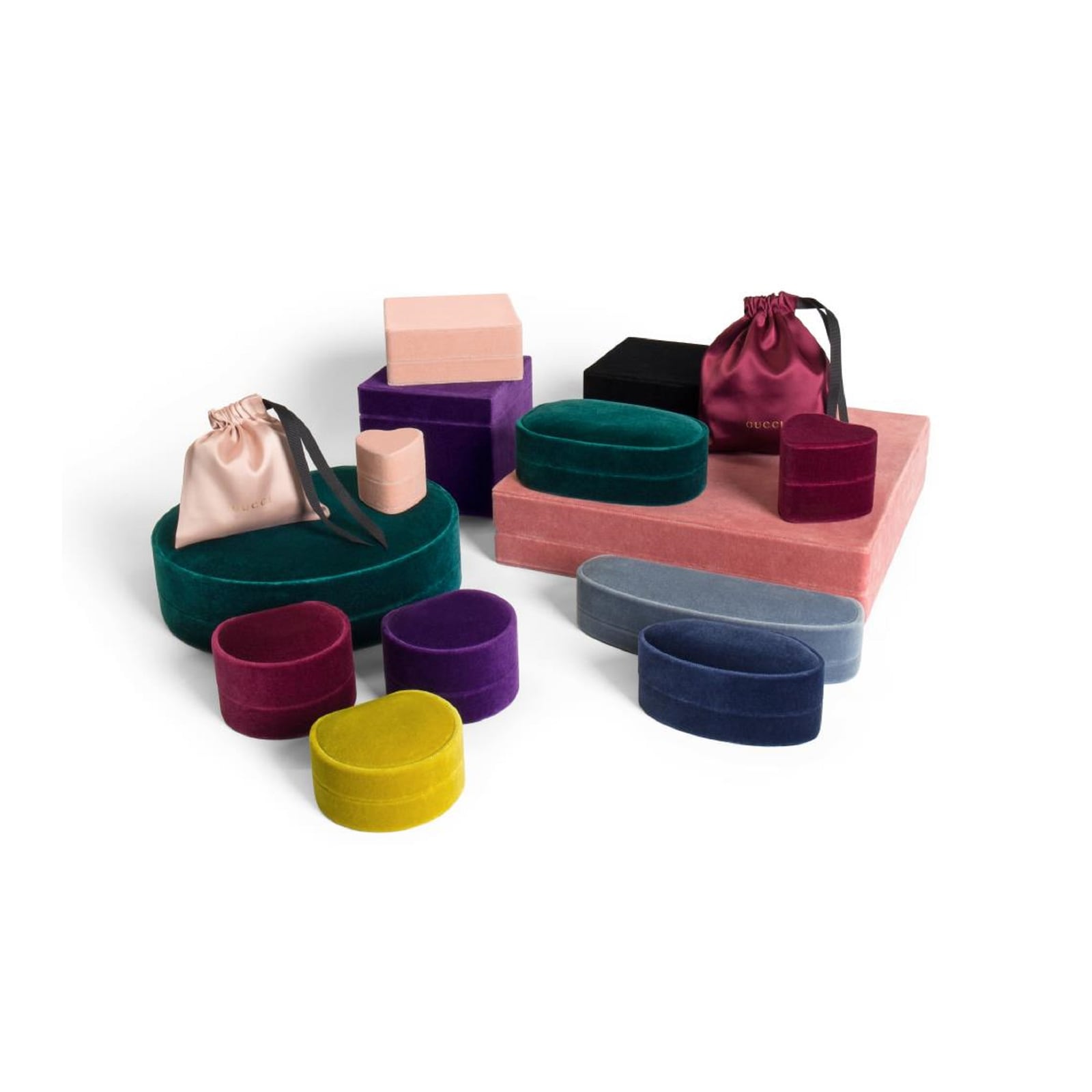 Gucci Gucci Flora 18ct White Gold Flower & Double G Diamond Drop Earrings