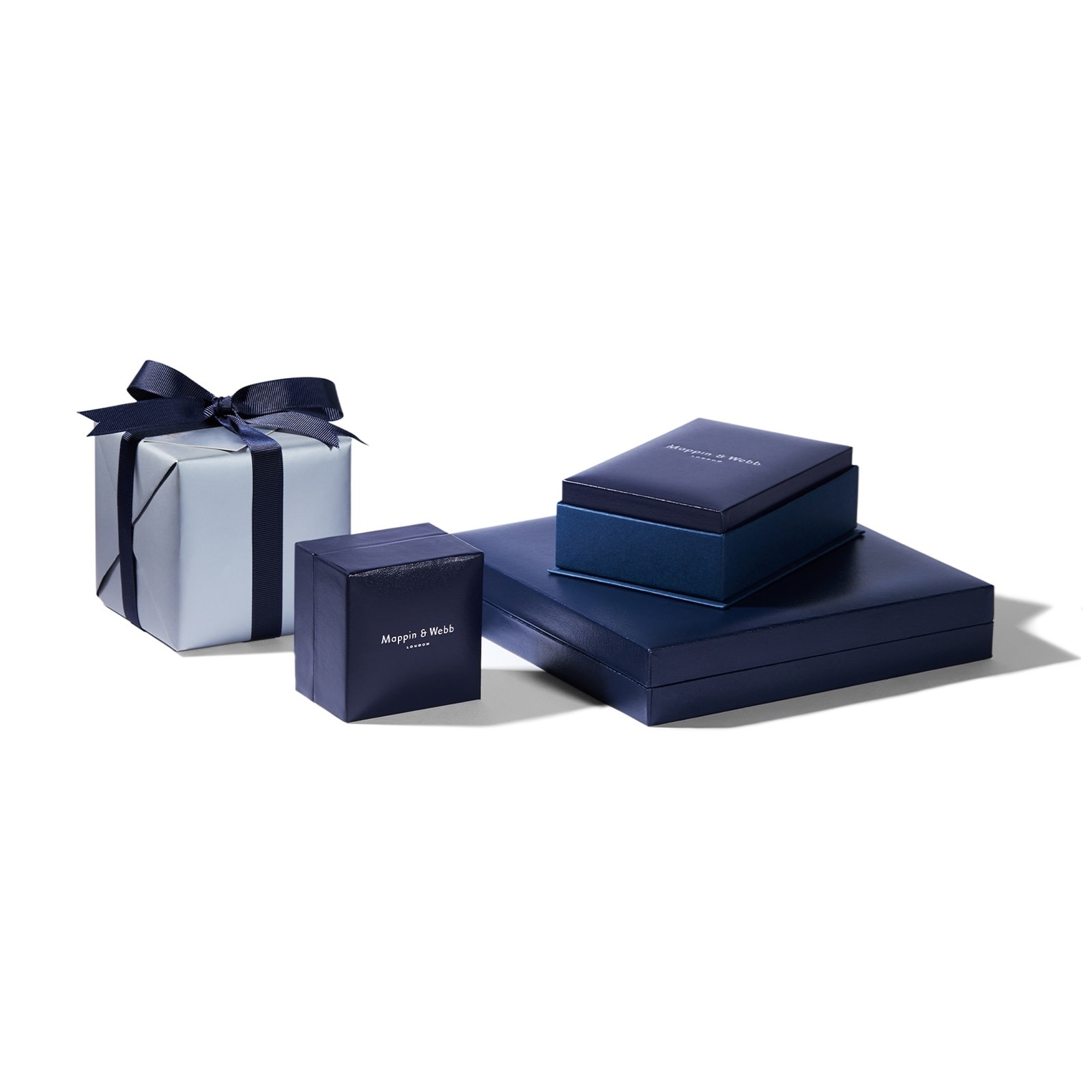 Mappin & Webb 18ct Yellow Gold 0.50cttw Round Brilliant Cut Diamond Claw Set Half Eternity Ring