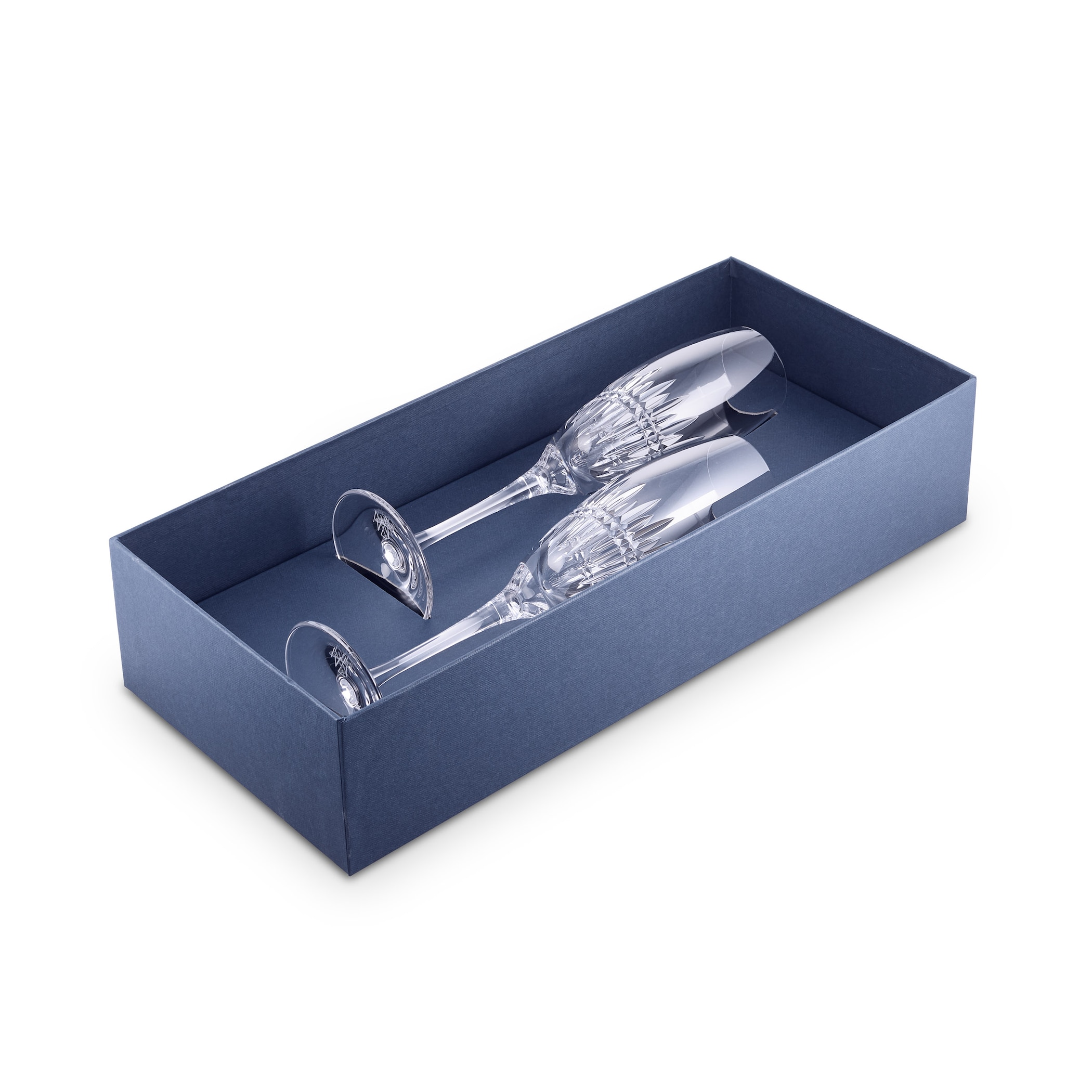 Mappin & Webb Crystal Pair of Champagne Flutes Mappin & Webb Crystal Pair of Champagne Flutes