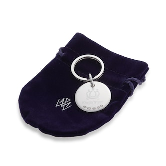 Mappin & Webb The King’s Trust Sterling Silver Keyring Mappin & Webb The King’s Trust Sterling Silver Keyring