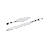Mappin & Webb Silver Plate Cake Knife and Server Set
