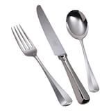 Mappin & Webb Rattail Silver Plated 20 10 Piece Luxury Cutlery Set