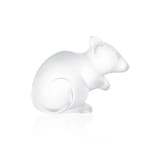 Lalique Clear Mouse Crystal Sculpture