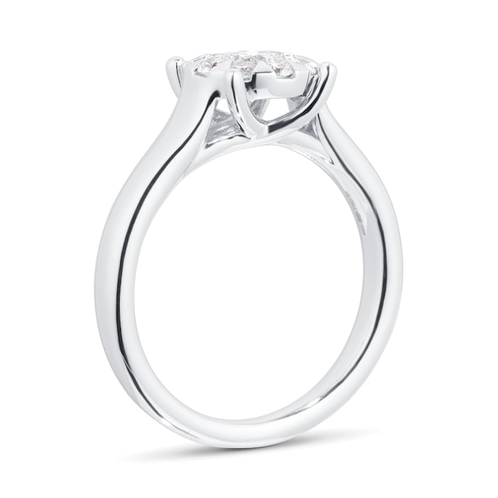 Mappin & Webb Masquerade 18ct White Gold 0.68cttw Diamond Ring - Ring Size Q