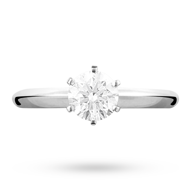 Mappin & Webb Brilliant Cut 1.00 Carat Diamond Solitaire Ring In Platinum