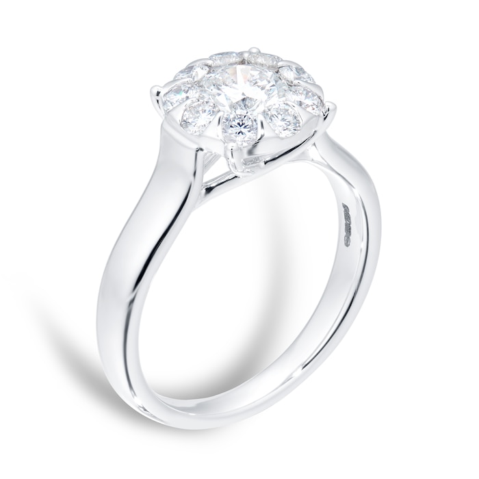Mappin & Webb Masquerade 18ct White Gold 0.95cttw Diamond Ring - Ring Size K