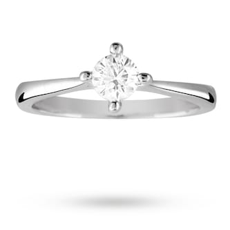 Goldsmiths 9ct White Gold 0.30cttw Diamond Ring Goldsmiths 9ct White Gold 0.30cttw Diamond Ring