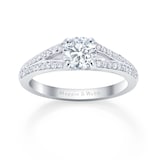 Mappin & Webb Frensham Platinum 0.97cttw Diamond Engagement Ring