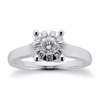 Mappin & Webb Masquerade 18ct White Gold 0.48cttw Diamond Ring Mappin & Webb Masquerade 18ct White Gold 0.48cttw Diamond Ring