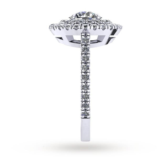 Mappin & Webb Alba Platinum 0.68cttw Diamond Engagement Ring