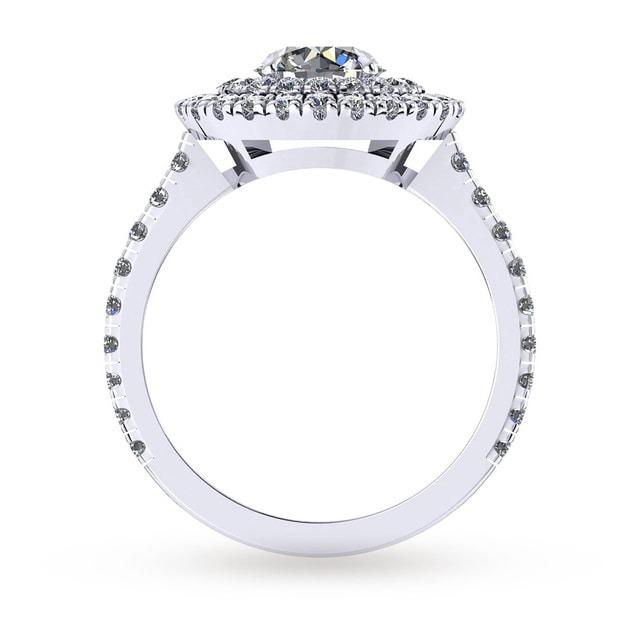 Mappin & Webb Alba Platinum 0.68cttw Diamond Engagement Ring