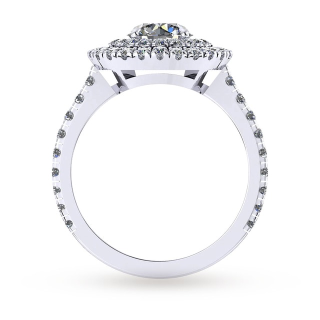 Mappin & Webb Alba Platinum 1.24cttw Diamond Engagement Ring