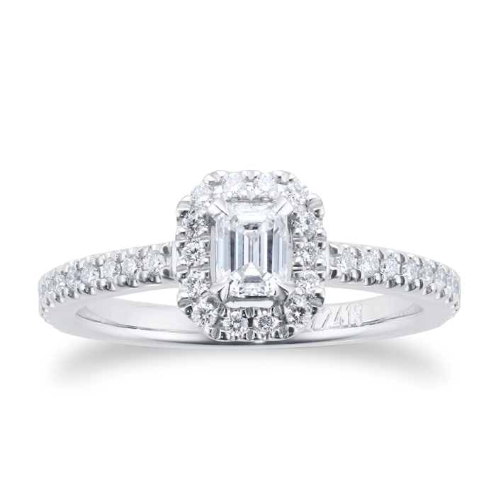 Mappin & Webb Amelia Platinum 0.50cttw Diamond Engagement Ring - Ring Size M