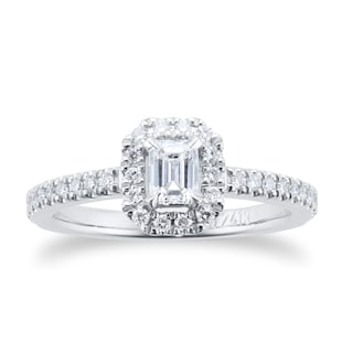 Mappin & Webb Amelia Platinum 0.50cttw Diamond Engagement Ring
