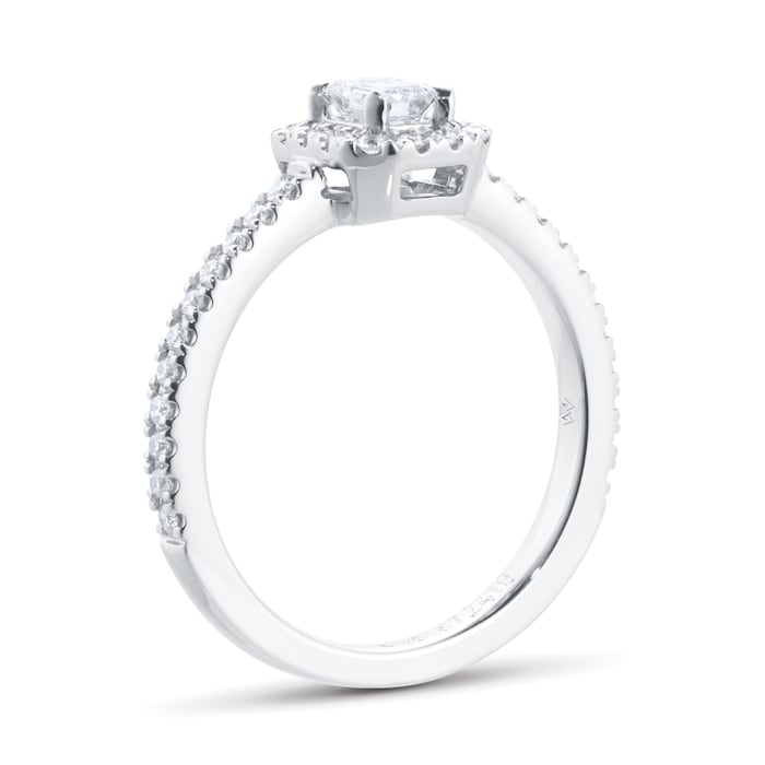 Mappin & Webb Amelia Platinum 0.50cttw Diamond Engagement Ring
