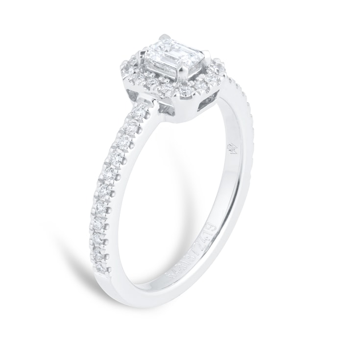 Mappin & Webb Amelia Platinum 0.50cttw Diamond Engagement Ring - Ring Size O