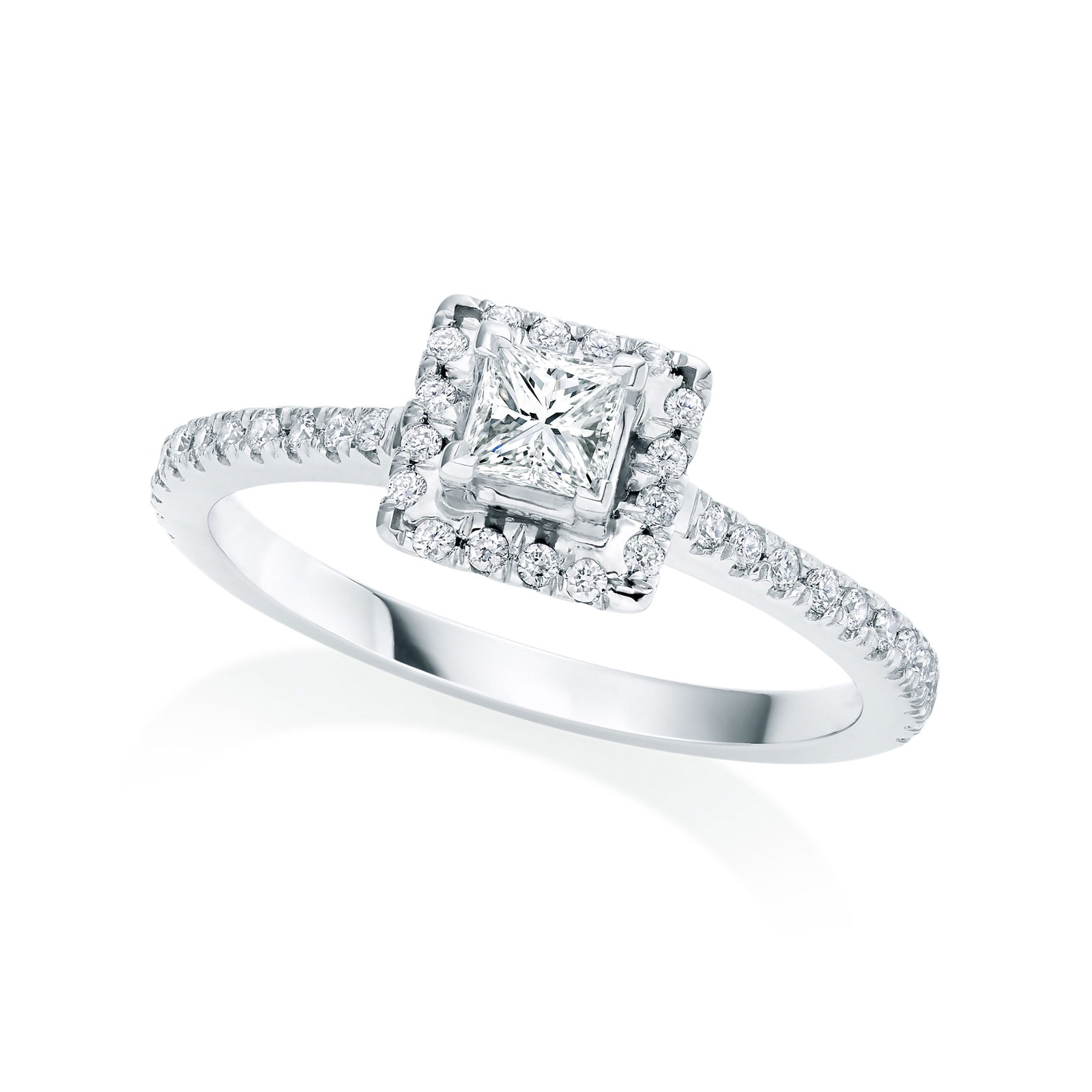 Mappin & Webb Amelia Platinum 0.50cttw Diamond Engagement Ring