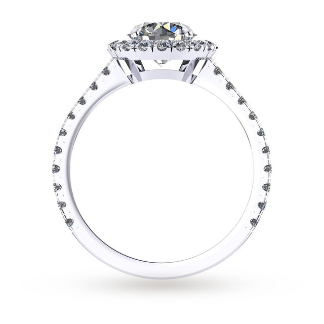 Mappin & Webb Amelia Platinum 0.90cttw Diamond Engagement Ring - Ring Size M