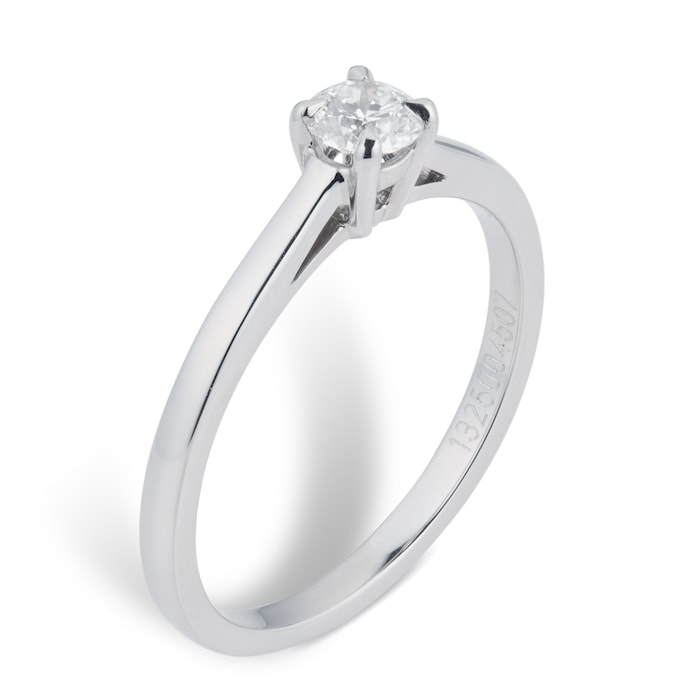 Mappin & Webb Belvedere Platinum 0.33ct Diamond Engagement Ring