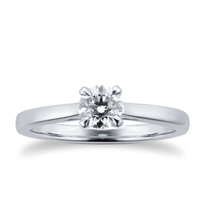 Mappin & Webb Belvedere Platinum 0.50ct Diamond Engagement Ring