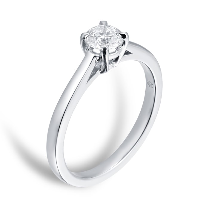 Mappin & Webb Belvedere Platinum 0.50ct Diamond Engagement Ring