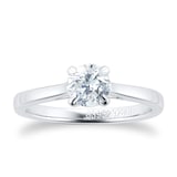 Mappin & Webb Belvedere Platinum 0.70ct Diamond Engagement Ring - Ring Size J