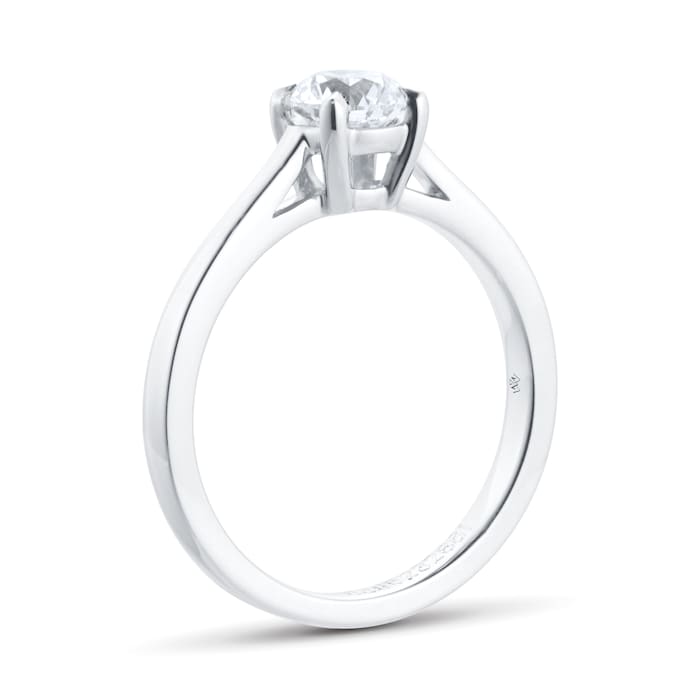 Mappin & Webb Belvedere Platinum 0.70ct Diamond Engagement Ring - Ring Size J