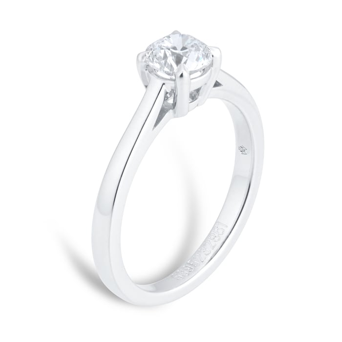 Mappin & Webb Belvedere Platinum 0.70ct Diamond Engagement Ring - Ring Size P