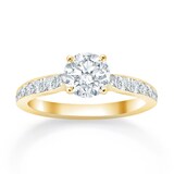 Mappin & Webb Boscobel 18ct Yellow Gold 0.37cttw Diamond Engagement Ring