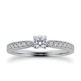 Mappin & Webb Boscobel Platinum 0.37cttw Diamond Engagement Ring