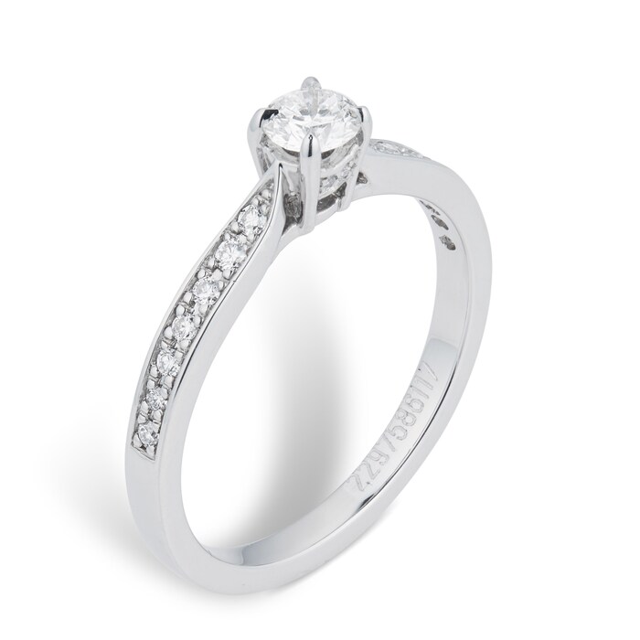 Mappin & Webb Boscobel Platinum 0.37cttw Diamond Engagement Ring