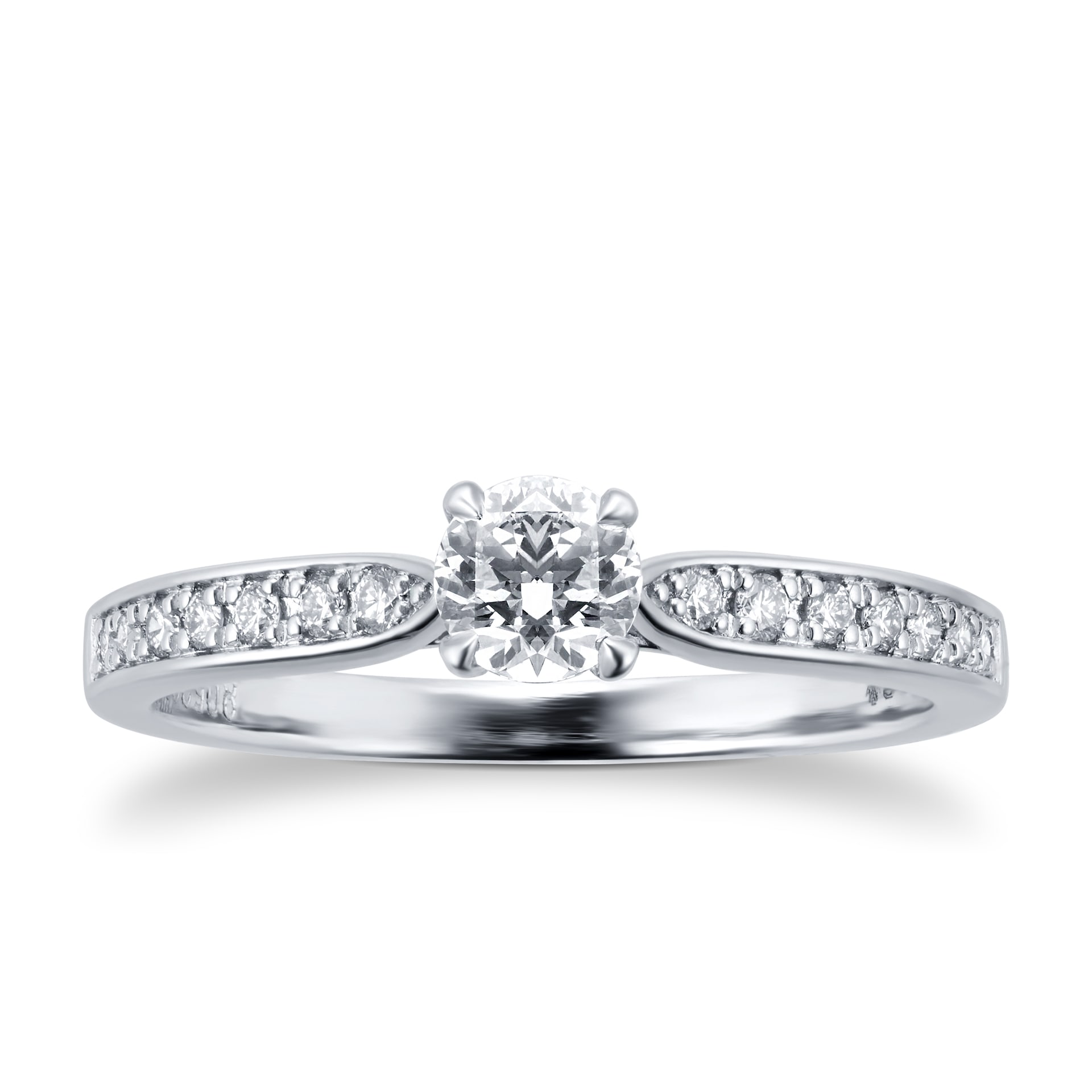 Mappin & Webb Boscobel Platinum 0.42cttw Diamond Engagement Ring