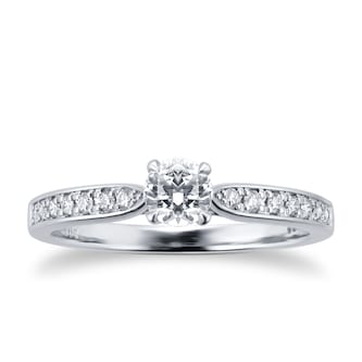 Mappin & Webb Boscobel Platinum 0.42cttw Diamond Engagement Ring Mappin & Webb Boscobel Platinum 0.42cttw Diamond Engagement Ring
