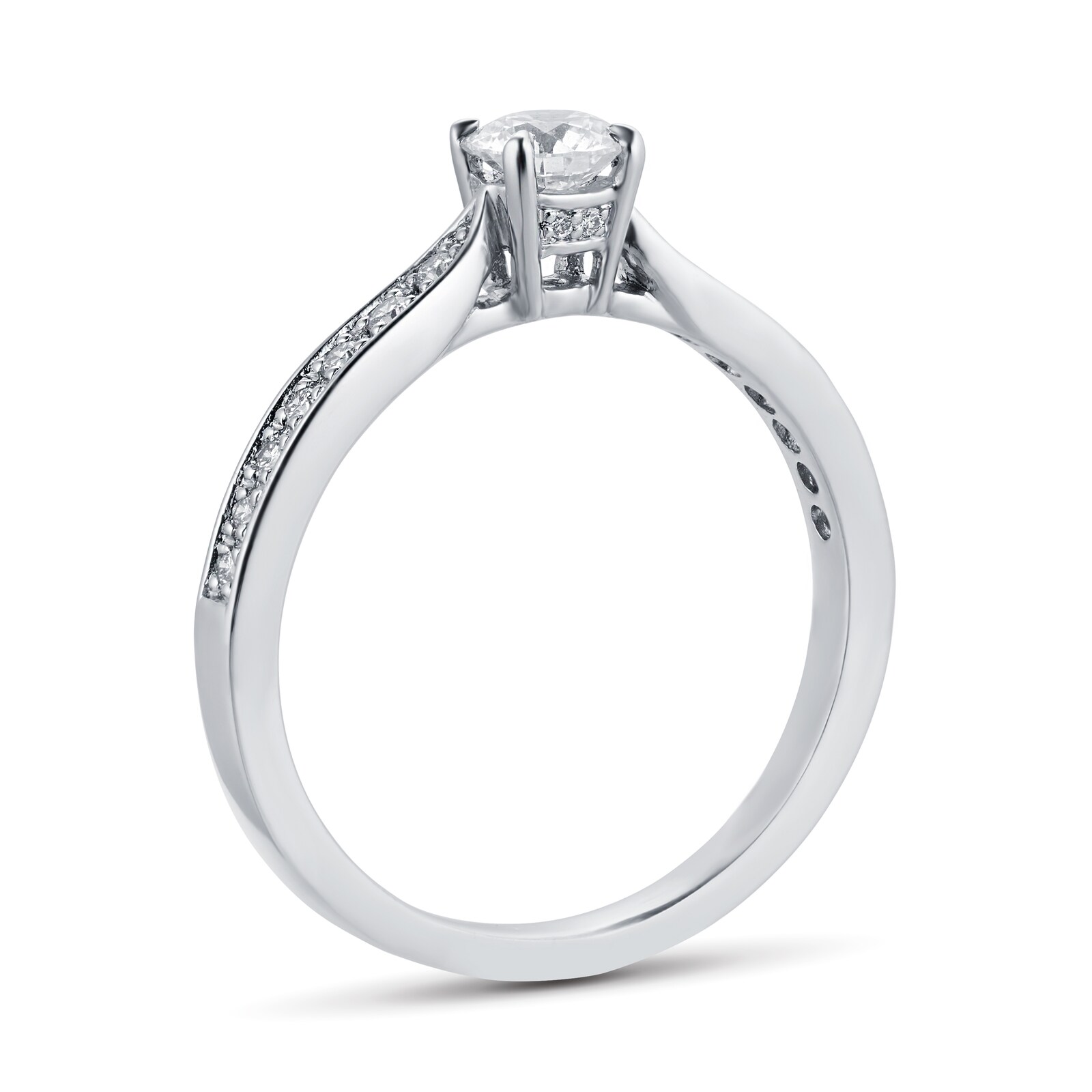 Mappin & Webb Boscobel Platinum 0.42cttw Diamond Engagement Ring
