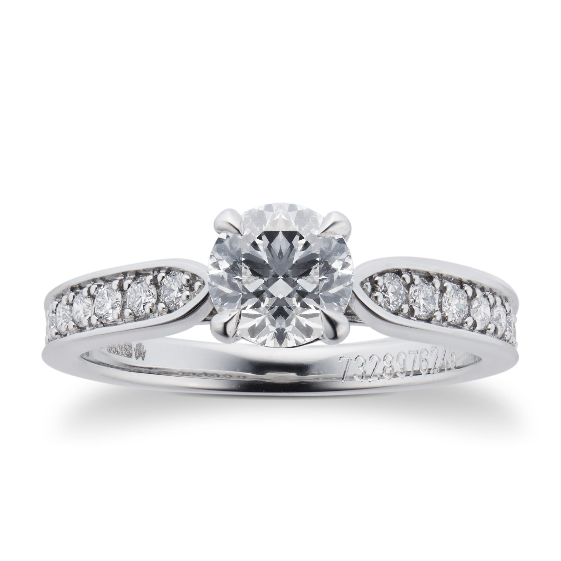 Mappin & Webb Boscobel Platinum 0.96cttw Diamond Engagement Ring