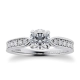 Mappin & Webb Boscobel Platinum 0.96cttw Diamond Engagement Ring