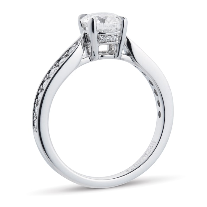 Mappin & Webb Boscobel Platinum 0.96cttw Diamond Engagement Ring