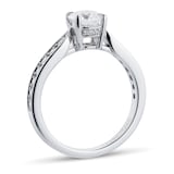 Mappin & Webb Boscobel Platinum 0.96cttw Diamond Engagement Ring - Ring Size H