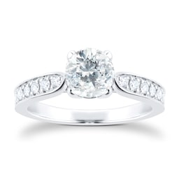 06016559 - Boscobel Engagement Ring With Diamond Band 1.21 Carat Total Weight