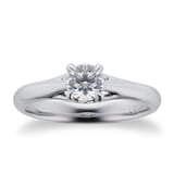 Mappin & Webb Ena Harkness Platinum 0.50ct Diamond Engagement Ring