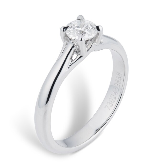 Mappin & Webb Ena Harkness Platinum 0.50ct Diamond Engagement Ring