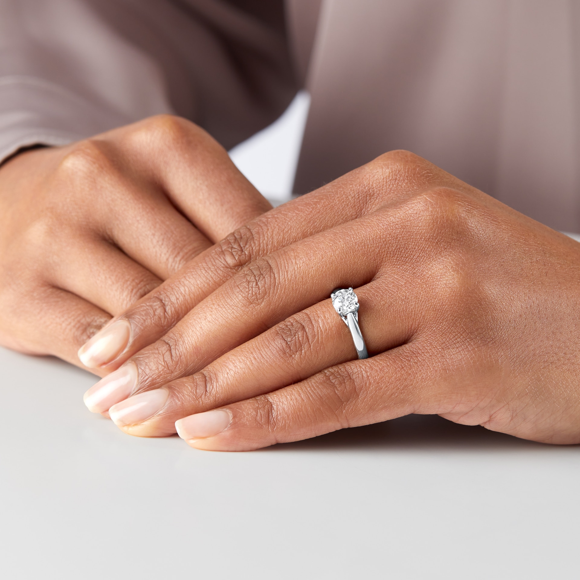 Mappin & Webb Ena Harkness Engagement Ring 1.00 Carat